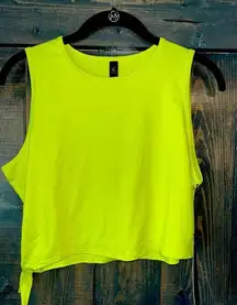 NWT Lime Green Workout‎ Tank Size L C26