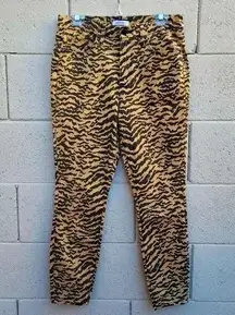 Good American | Good Waist Crop Tiger Print Jeans 15/33 NEW
