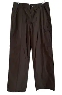 Pacsun Women’s Brown 90's Baggy Cargo Pant‎ Low Rise Puddle Size Medium NEW