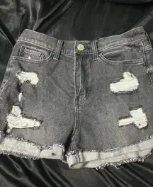 Denim High Rise Mom Short