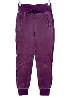 Lululemon Scuba Joggers Purple Drawstring Waist Joggers Pants Womens Size 2