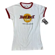Hard Rock Cafe New Orleans Short Sleeve Knit Tee Women's Size Small Cotton NEW