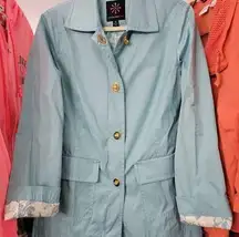 Isaac Mizrahi  Live Women's  Rain Jacket/Trench Coat