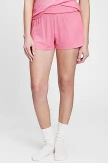 Gap GapBody Womens 2.5" Ribbed Pull-on Shorts, Pink, NWT, Size XL