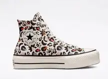 Converse Black Mystic Leopard Chuck Taylor HiTop Platform Sneaker Multicolor 7.5