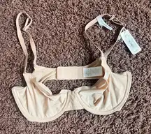 Aerie Women's T-Shirt Bra Size 32D‎ Beige Adjustable Straps Underwired NWT