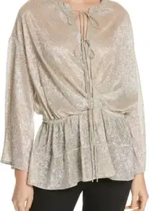 IRO Elegant Gold Sheer Women's Top 36