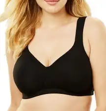 Comfort Choice Women's Plus Size Cotton Wireless T-Shirt Bra Bra size 50DDD