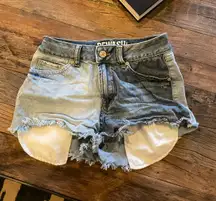 Denim Distressed Shorts