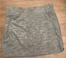 Orvis size small olive green golf tennis skirt