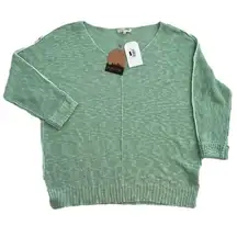 Mainstrip The Halie mint green lightweight sweater, NEW with tags, size S