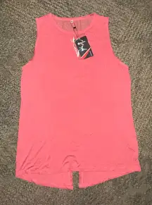 Bestisun Yoga Athletic Shirt Long Tank Tops Loose Fit Women Size M/L. NWT