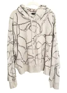 Lauren Ralph Lauren Horsebit Print Oversized Hoodie
