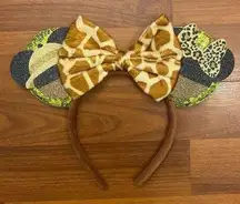 None Disney Animal Kingdom Safari Inspired Theme Park Ears