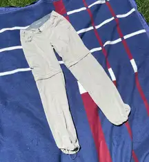 Columbia Pants Beige khaki Convertible Pant Omni-Shield Advance Repellency