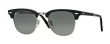 Ray-Ban Unisex Polarized RB3716 Clubmaster Metal