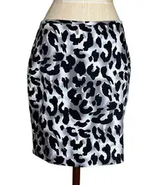 Cache Y2k snow leopard mini skirt