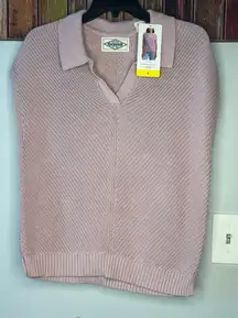 Weatherproof Vintage Cotton Cap Sleeve Sweater - Slightly Oversized Fit - nwt