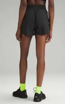 Lululemon Fast and Free Reflective HR Classic-Fit Short 3" - Black - 2