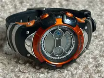 Alps men’s vintage orange/black digital watch one‎ size 6-8.5 inches