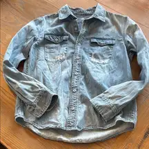 AG Denim Chambray Button Down *runs small*