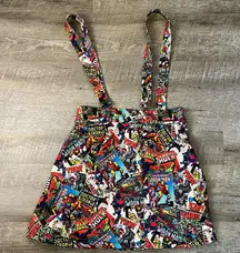 Her Universe Marvel Comic Book Covers Suspender Skirt Size Medium
