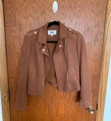 Suede Moto Jacket