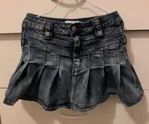 Windsor Blue Denim Mini Skirt