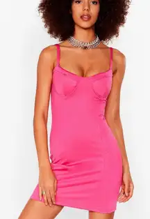 hot pink mini dress