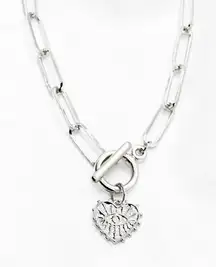 Evil Eye Toggle Chain Necklace