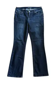 Maurice’s Bootcut Mid Rise Jean Sz 12X33 Dark Blue Wash Cotton Stretch Casual