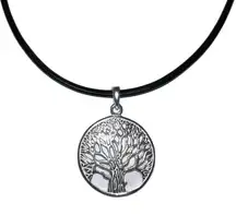 Sterling Silver Tree of Life Pendant with Large Trunk