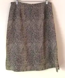 Emma James animal print skirt sz 8