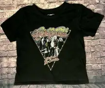 Aerosmith Black Women’s‎ Crop Top