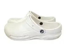 CROCS Bistro Classic White WORK Clogs Size 8