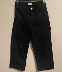 Aritzia Wilfred Free Ashika Carpenter Wide Straight Leg Pants High Waist- Size 2