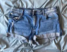 Molly High Rise Jean Shorts