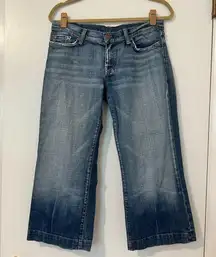 7 For All Mankind Dojo Crop Jeans Size 30 7FAMK