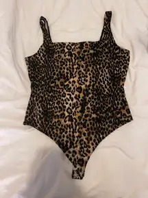 Leopard Print Bodysuit