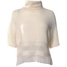 360 Cashmere Revolve women’s size large off white Brittany Turtleneck Sweater