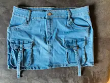 Jean Mini Skirt