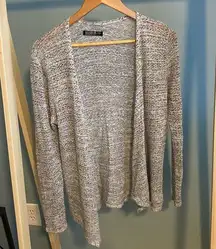 Cotton On Gray Women's Teen Girl Gray Thin Cardigan Preowned