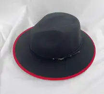 Red Cowboy Felt Hat