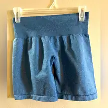 NVGTN Indigo Women’s Pro Seamless Shorts Sz Medium Bike Shorts Workout Athletic