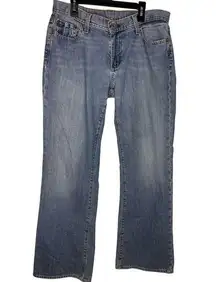 Ralph Lauren Stretch Kelly Jeans Women's Size 10 S Short Medium Watch Flare Polo