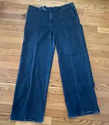 J. Jill Pure Jill Indigo High-Rise Wide-Leg Jeans Women’s Size 12