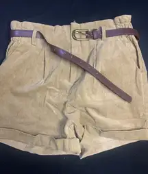 Women’s Cider Corduroy Camel Shorts‎ NWT SZ M