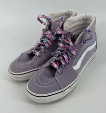 VANS Sk8 Sneakers Shoes Old Skool Languid Lavender Size Men’s 5.5 Women 7 Hi Top