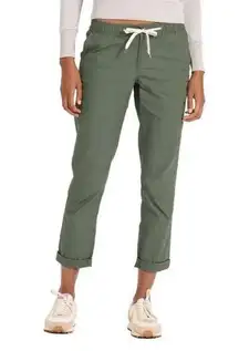 Vuori Women’s Ripstop Army Green Drawstring Pants Size Small