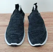 Tommy Bahama Womens Comfort Shoes Knit Slip On Loafers Black White Casual Sz 8.5